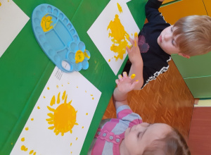 Nasze pierwsze prace plastyczne