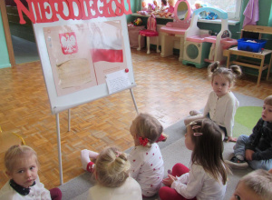 Święto Niepodległości u trzylatków