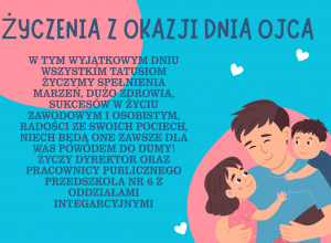 Życzenia z okazji Dnia Ojca